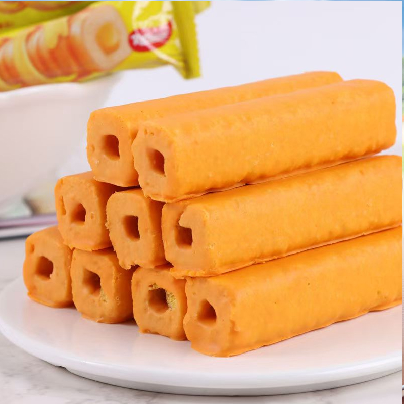 印尼进口丽芝士威化饼干雅嘉奶酪味玉米棒160g蛋卷夹心饼干零食