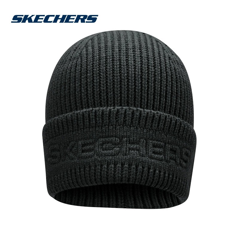 斯凯奇针织毛线帽保暖百搭冷帽