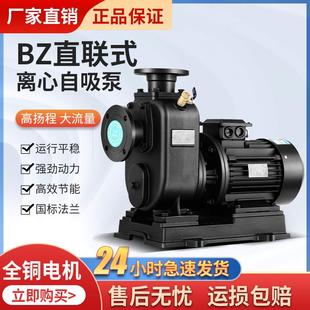增压泵380V大流量高扬程喷淋滴灌农用水泵自吸泵 BZ管道清水泵卧式