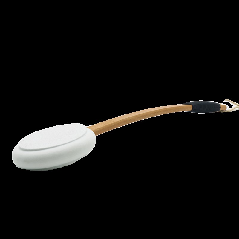 弯柄防滑涂药抹药神器背部后背涂抹乳液工具抹背擦药涂身体乳木刷