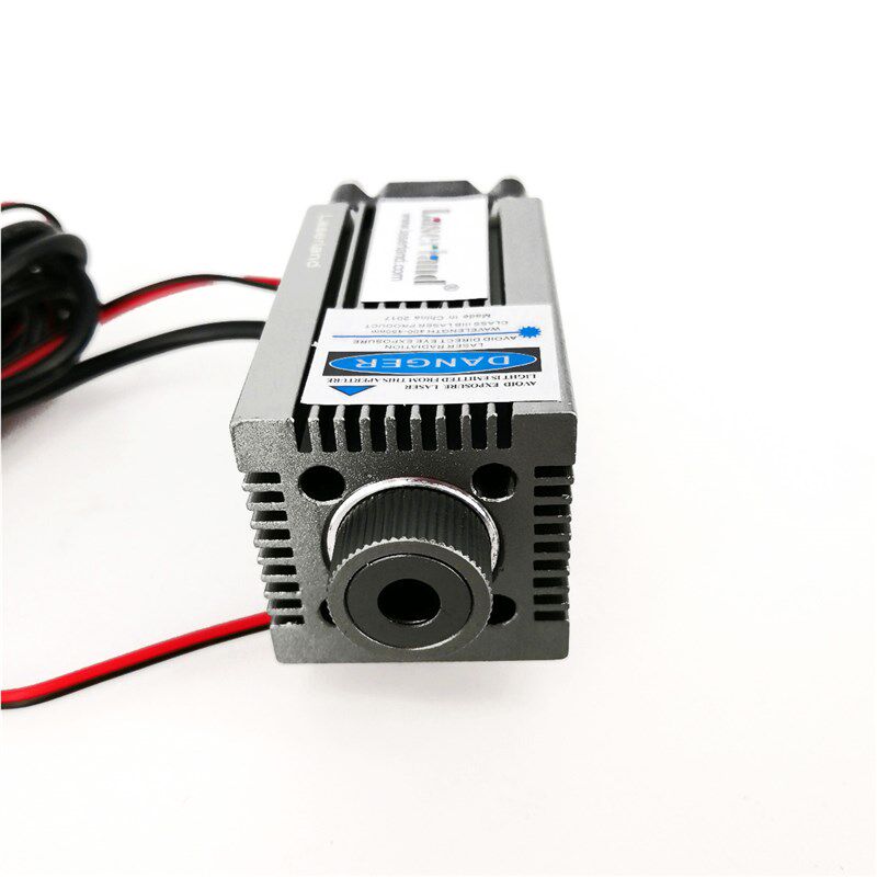 638nm 1.2W橙红光激光器镭射头带长距离雕刻用舞台地标灯 ttl pwm