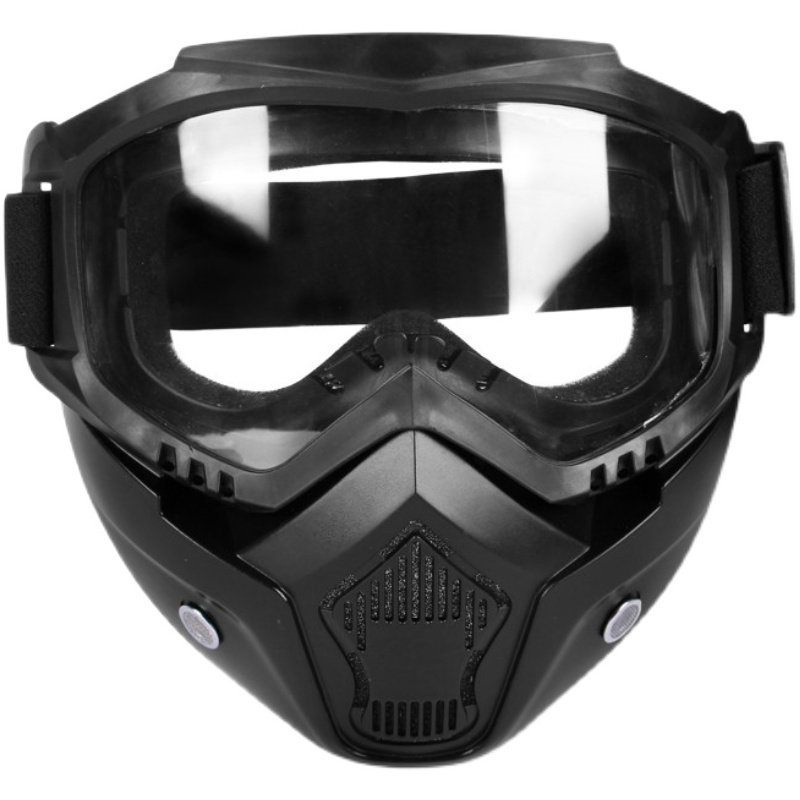 高透明防护镜骑行面罩防风沙飞溅尘全脸防雾工业打磨摩托车护眼睛