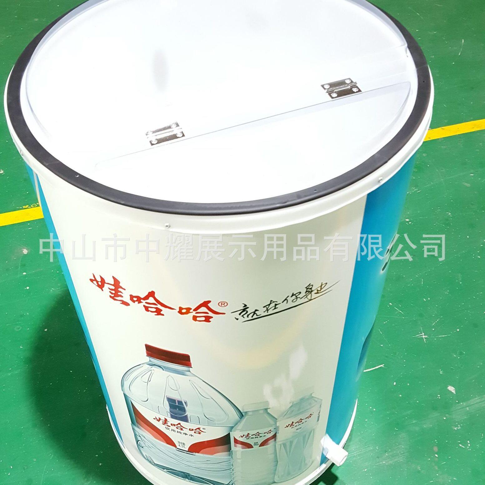 甄选百威啤酒促销保温移动大冰桶塑料广告冰桶冷饮圆形冰桶加厚大