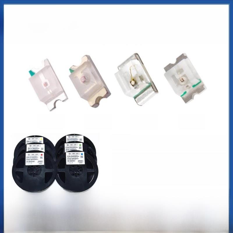 Led灯珠高亮度贴片发光二极管0402 0603 0805 1206红蓝绿白