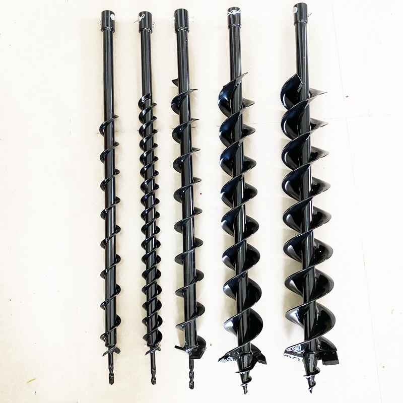 挖坑机钻头地钻钻杆大棚打孔钻头 挖坑机配件