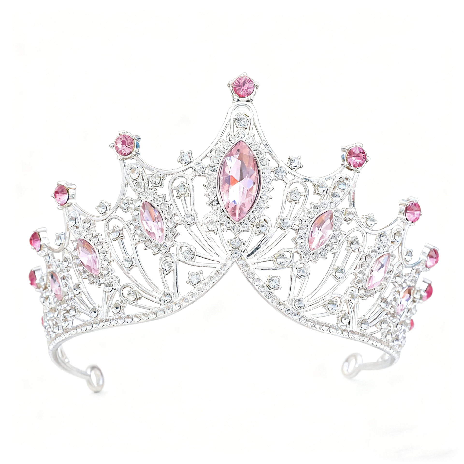 生日皇冠头饰公主礼服头冠新娘冠女神拍照道具成人发箍发饰