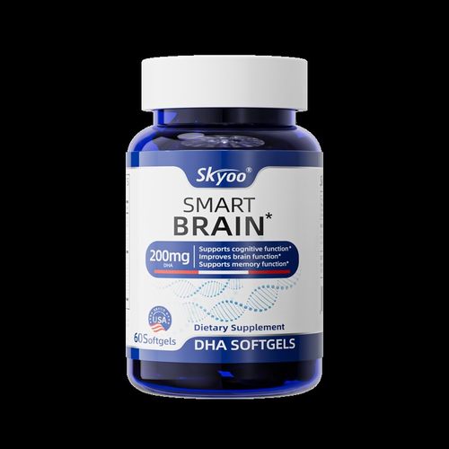 Skyoo进口DHA藻油增强学生青少年jiyi力高中生脑黄金非鱼油营养品
