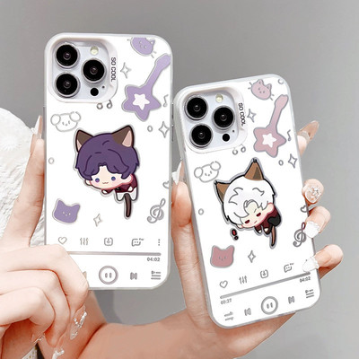 红米NOTE15恋与深空猫猫秦彻祁煜iPhone14卡通苹果12P可爱彩银13ProMax硬17适用16PLUS高级感手机壳一加ACE6T