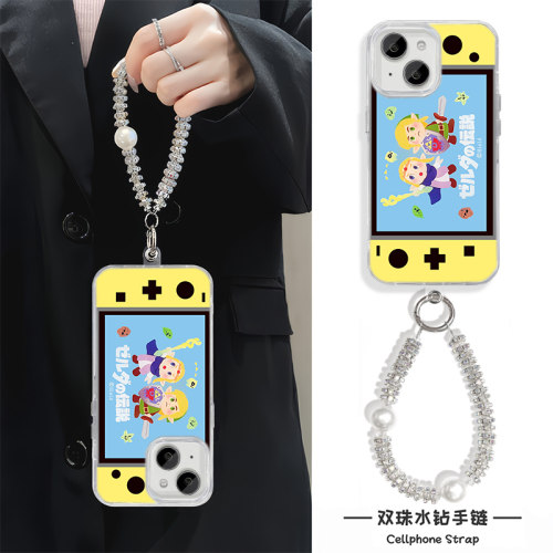 苹果17ProMax塞尔达游戏OPPOA6PRO卡通NOVA12女款荣耀POWER可爱16适用硬iPhone15pm羽纱14plus手机壳带挂绳13