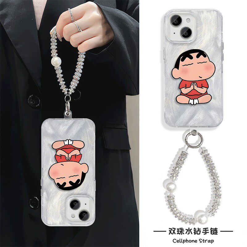 手机壳带挂绳16ProMax苹果1213适用iPhone17硬14羽纱15PLUS心态放宽小新荣耀X70IOPPOFINDX8SVIVO红米TURBO4