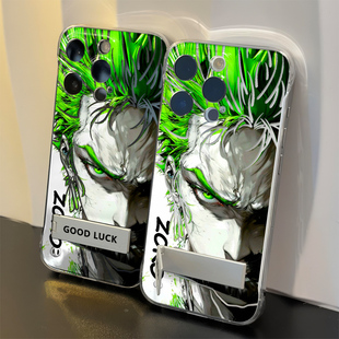 16ProMax手机壳带支架苹果15潮酷刀鞘索隆华为Pura70透明超薄14plus无边框iPhone12高级感一加13适用硬11潮酷