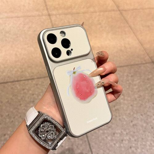 iPhone13新款大视窗ins风苹果15创意适用17AIR蝴蝶结芭乐适用14PLUS全包小众16ProMax手机壳