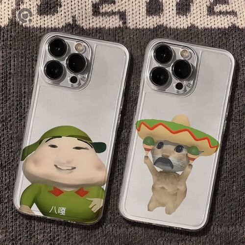 iPhone16手机壳软17ProMax搞怪抽象小猫红米TURBO5透明苹果15pro情侣荣耀MAGIC8适用14Plus可爱13可爱VIVOs60