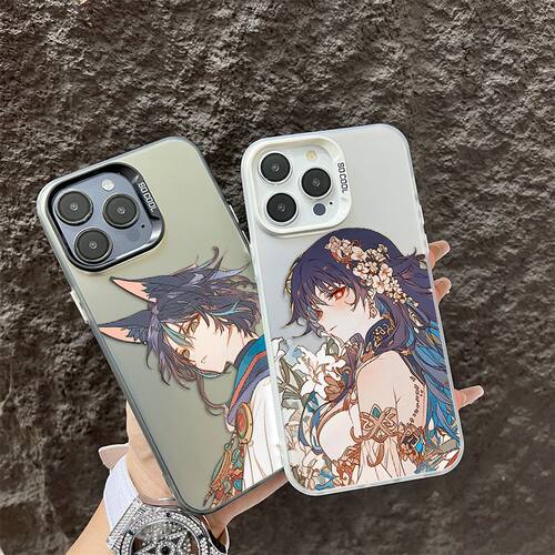 红米NOTE15动漫iPhone17p适用苹果13彩银小众硬OPPORENO16创意14PLUS高级感12ProMax手机壳VIVOS60胡桃提纳里