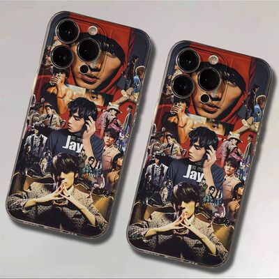 华为PURA80苹果17手机壳16ProMax透明VIVOS50软15plus适用iPhone14小众一加13Tjay周杰伦拼接ins风荣耀POWER2