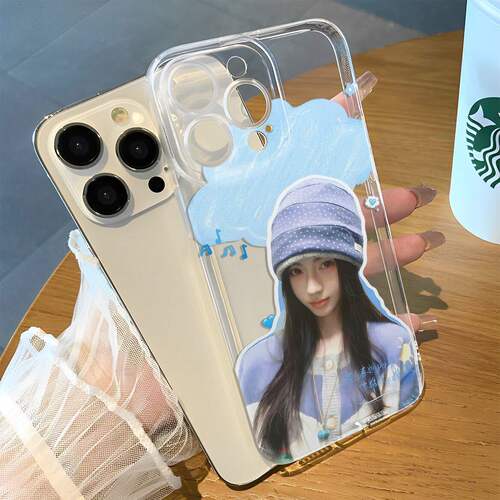 VIVOIQOO15小众iPhone13苹果12透明VIVOx300Ultra创意软OPPORENO16适用14PLUS手机壳ins风鞠婧祎小米17ProMax