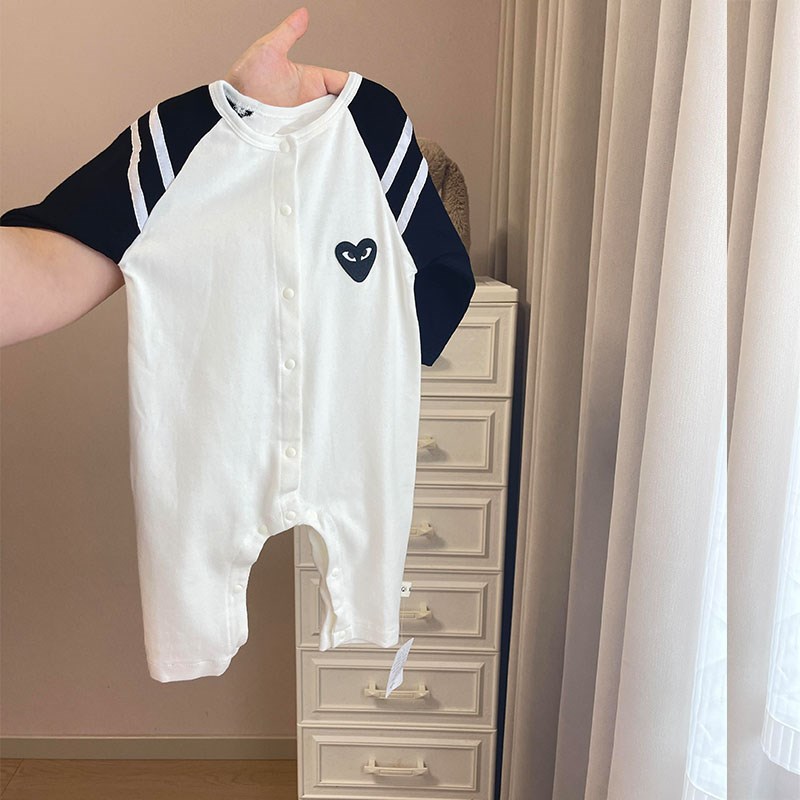 婴幼儿连体衣长袖爬服女连体服哈衣外出小宝M宝外出服简约哈衣爬