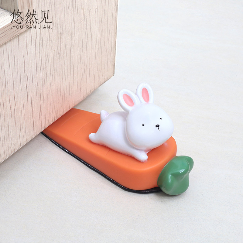 阻门器小动物卡通顶门p防磕碰防碰撞门阻柜门防撞垫防撞贴门挡器