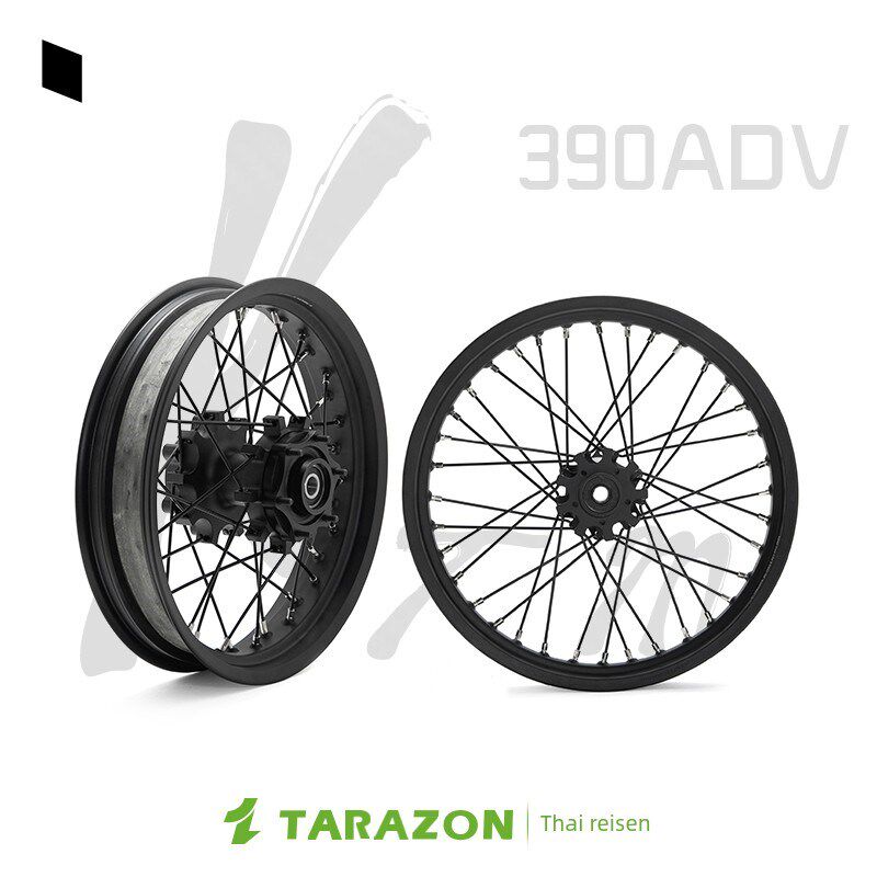 Tarazon适用于Ktm390Adv轮辐轮毂真空轮胎铝轮U辋摩托车改装零件