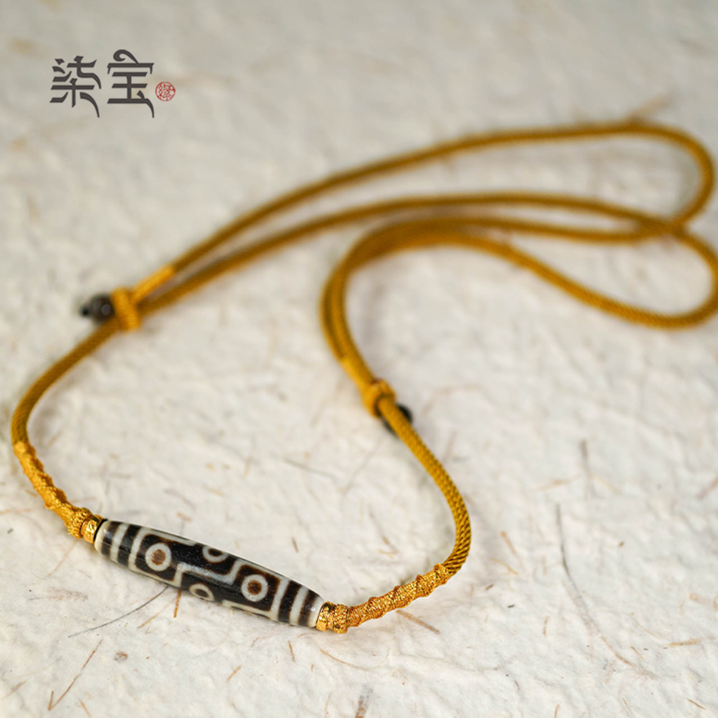 七宝缘天然天珠吊坠毛衣链