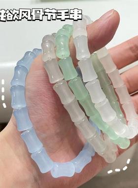 国风小清新节节高升原创设计高级感手串夏季闺蜜情侣弹力手链新款