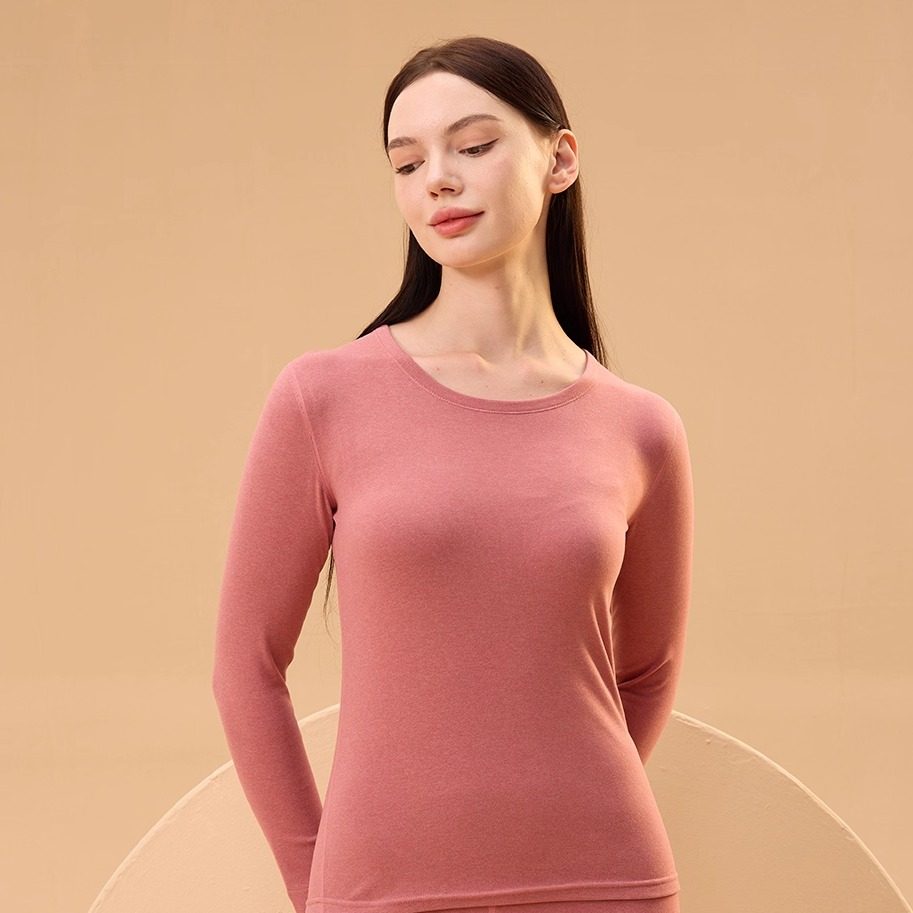 2025新款冰结秋冬无痕羊绒桑蚕丝修身保暖男女士秋衣裤套装S18