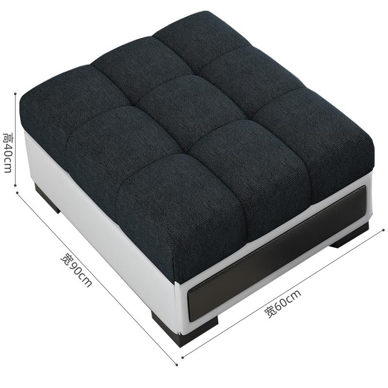 2025新款布艺沙发简约现代客厅小户型科技布可拆洗贵妃乳胶沙发