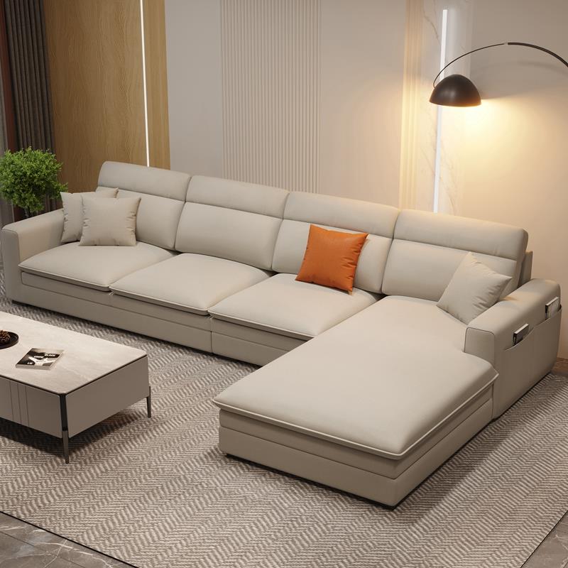 帕沙曼官方官方2025新款棉麻沙发客厅大小户型猫抓皮布艺沙发