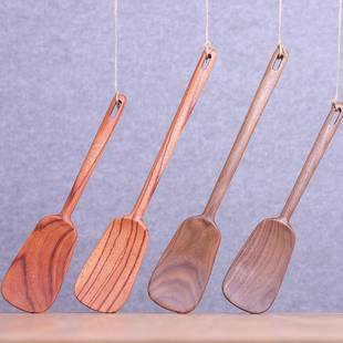 木铲非洲红玫瑰木长柄铲子短柄厨具炒菜锅铲不粘锅炒