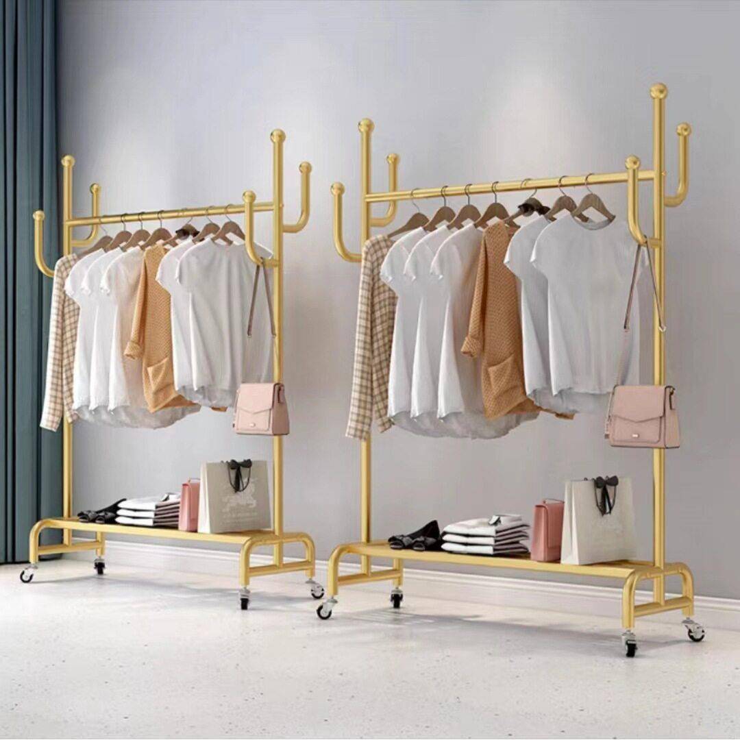 创意服装架展示挂衣架仙人掌挂包服装展示架