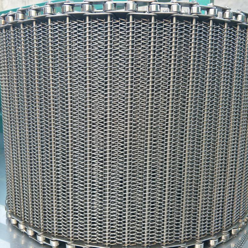 人字形网带链网04不锈钢网带非标定制输送人字形网带