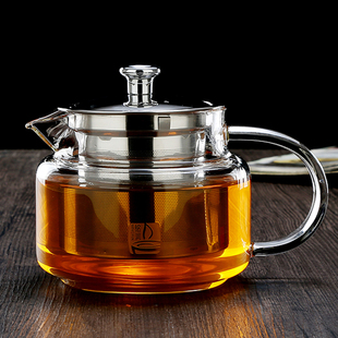 玻璃茶壶耐高温耐热家用小号茶具过滤加厚防爆玻璃烧水泡茶壶水壶