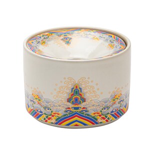 大号汝窑烟灰缸带盖防飞灰家用客厅时尚个性潮流高级感烟缸漏斗式