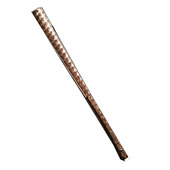 老艺人制作文玩宣纸折扇9.5寸天然桃丝棕竹全芯罗纹搓节扇骨扇子