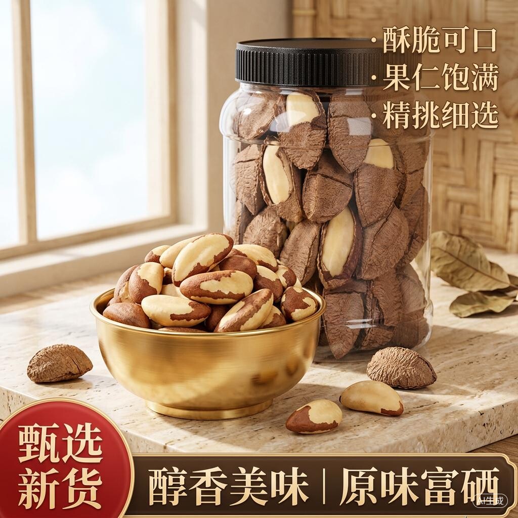 鲍鱼果非巴西进口新货原味无添加正宗特级坚果沙漠新疆特产孕妇吃