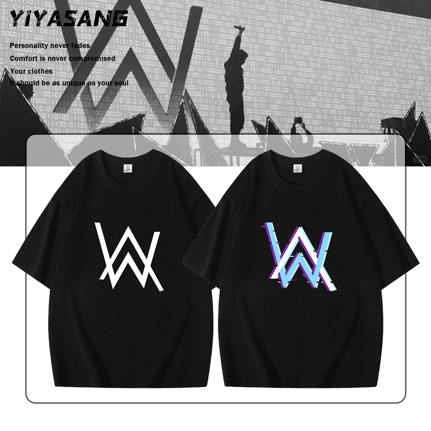 AlanWalker艾伦沃克T恤Faded