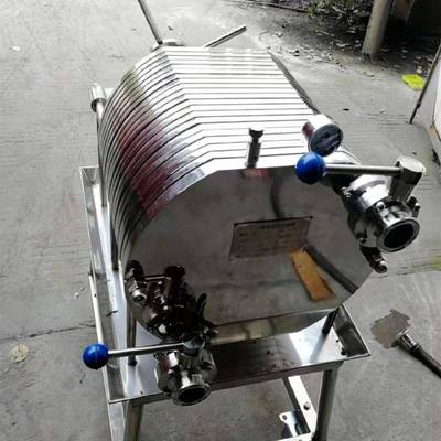 不锈钢精密板框过滤机微孔膜过滤器医药化工环保密闭性好