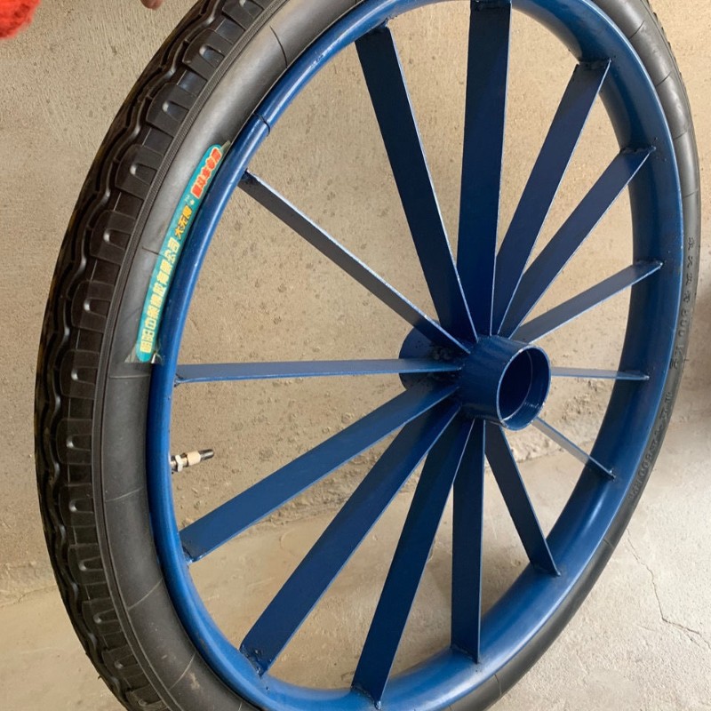 26型 车轱辘轮子 板车车轮 充气轮子 手推车轮子 工地车车轮