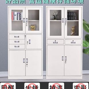 南京公铁皮文件柜资料档案书柜带锁保密凭证柜矮柜家用储物