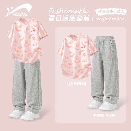 贵人鸟童装女童夏装套装