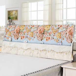 春秋款 夹棉床头罩床头套床头盖1.2至2.2米实木床床头皮质床头通用