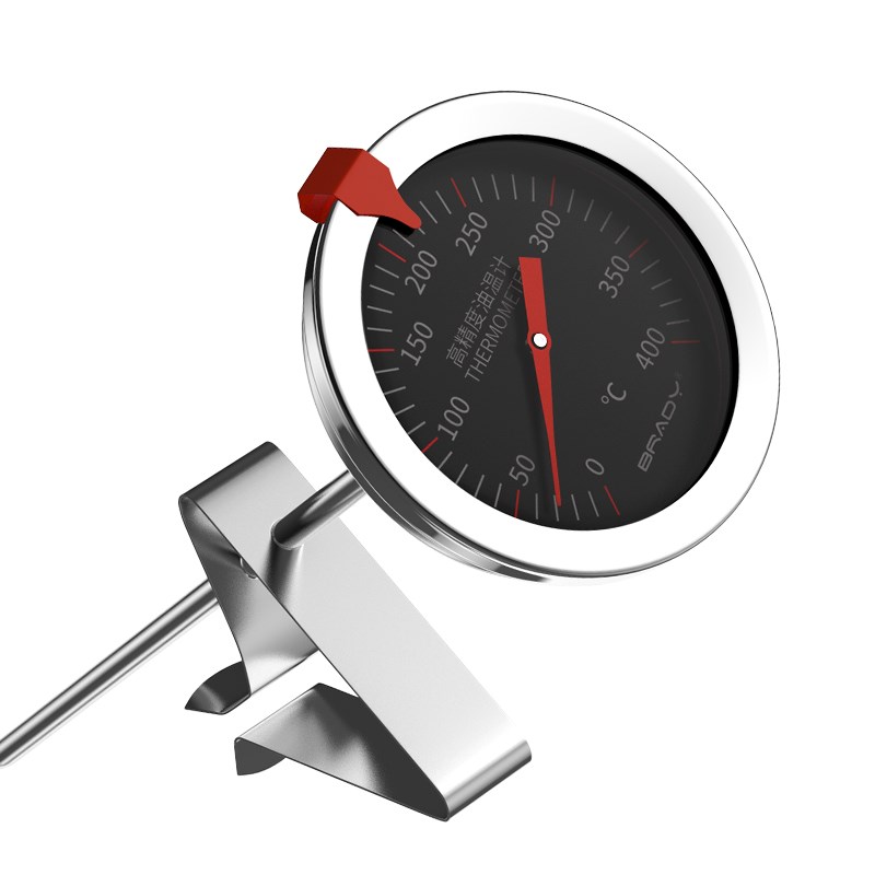 测油温温度计商用加长食品烘焙油锅油温测量计表油温枪厨房工业用