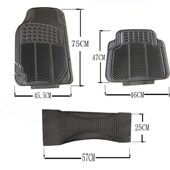脚垫汽车通用防滑车四季 保护可 pvc橡胶易清洗用耐用防水乳胶垫款