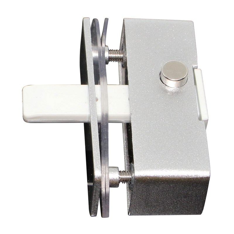 推拉玻璃门插销锁平移无框阳台窗户插销 移窗中间锁配件 防盗锁扣