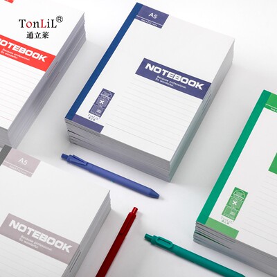 通立莱本子软抄本B5 A5 记事本商务笔记本子A4 软面抄笔记本 简约