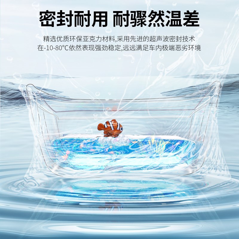 适用理想L6L7L8L9方向盘亮片动态装饰框养鱼汽车内饰用品改装配件