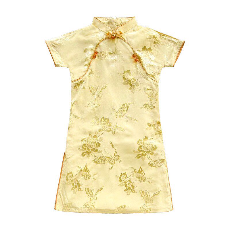 女童旗袍中国风汉服夏季薄款复古连衣裙儿童新中式唐装礼服高级感,童装/婴儿装/亲子装,旗袍,淘宝优惠券,粉丝福利购,淘宝优惠卷