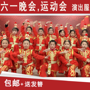 少儿童舞蹈花木兰戏剧戏曲穆桂英京剧小花旦兵服幼儿演出服装戏服