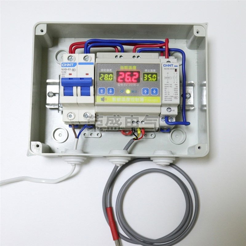 西法电子温控器SV-201B-4(1)智能温度控制器高精度大功率220V/4KW
