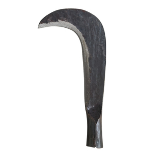 老式砍树小弯刀高碳钢锻打一体镰刀长柄修枝砍柴农用手工割草工具